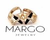 gold plated earrings with exclusive cubic zirconia